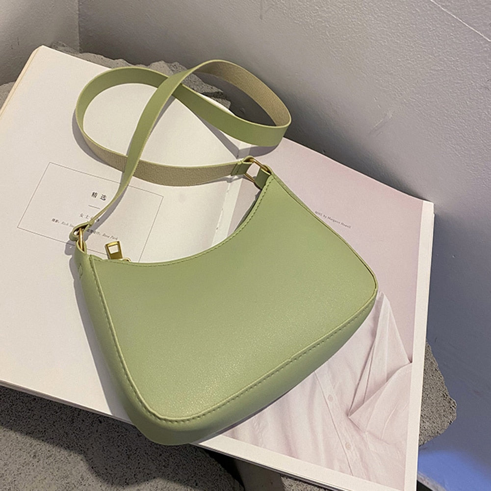 Fashion Handbags Retro Solid