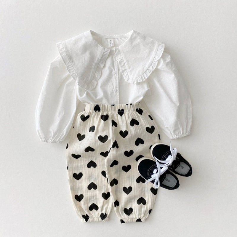 Organic Cotton Baby Pants Newborn Toddlers Autumn Spring Summer Winter Cute Print Soft Muslin Clothes Pants Pantalons Capris