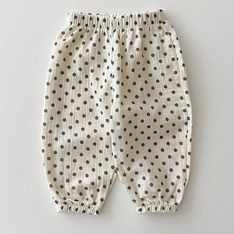 Organic Cotton Baby Pants Newborn Toddlers Autumn Spring Summer Winter Cute Print Soft Muslin Clothes Pants Pantalons Capris