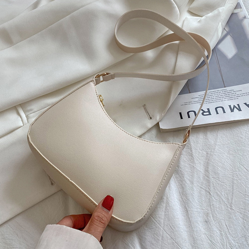 Fashion Handbags Retro Solid