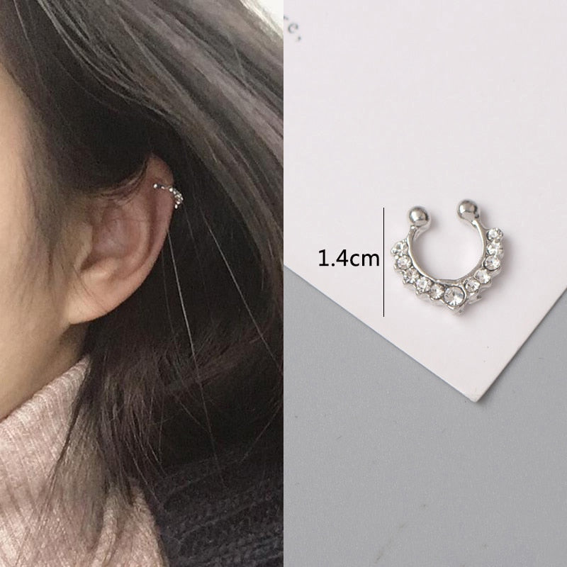 New Pearl Clip Earrings without Piercings Korean Fashion Elegant Small Ear Clips Cool Stuff orecchini aretes de mujer modernos