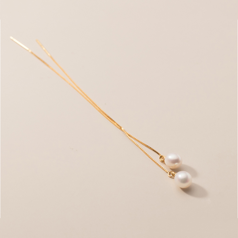 WANTME Genuine 925 Sterling Silver Natural Freshwater Baroque Pearl Unusual Earrings for Women Chic Charming Goth Jewelry 2021