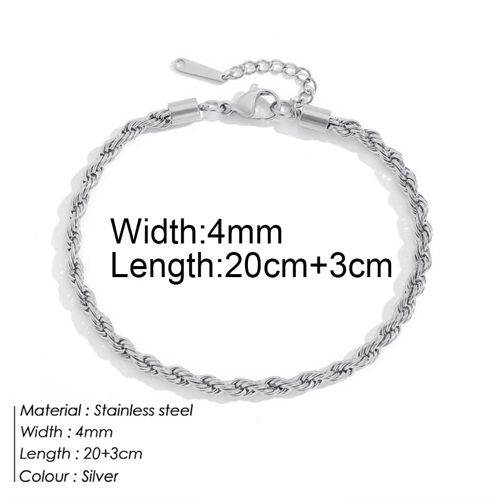 Stainless Steel Delicate Anklet for Women Gold Color Chain Anklet Bracelets on The Leg Do Not Fade Anklet Jewelry Women
