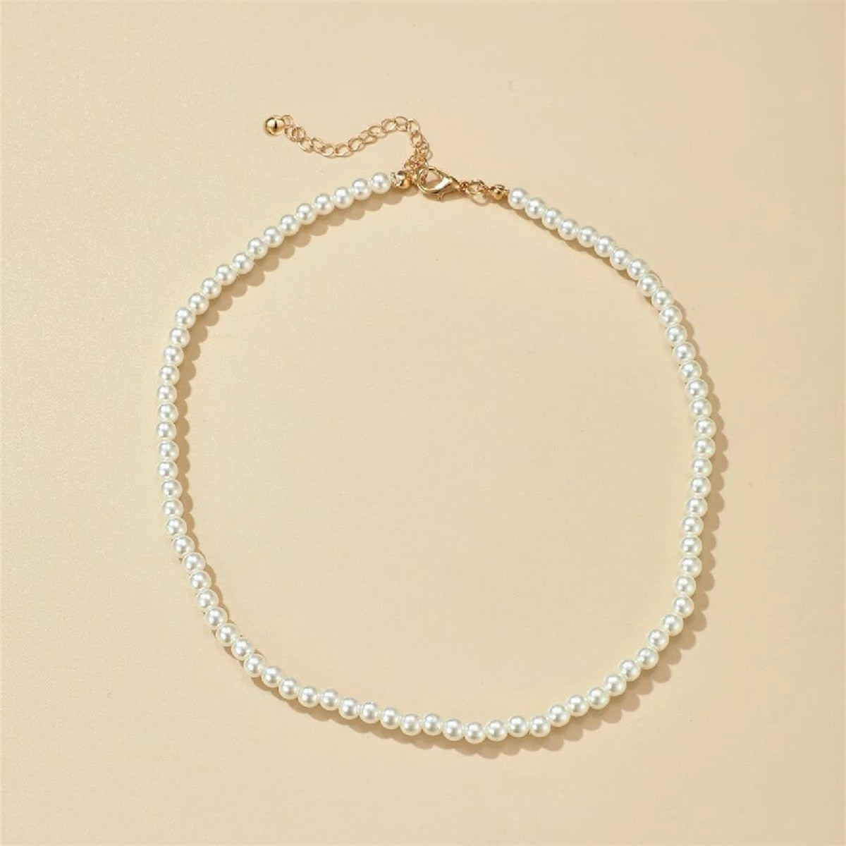 Vintage French Small Anti-pearl Necklaces for Women New Necklace 2021 Fashion Jewelry collares para mujer collares