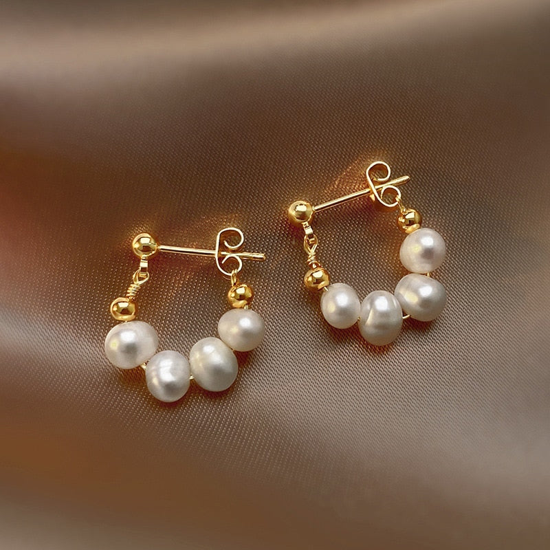 Cute Korean Earrings Heart Bling Zircon Stone Rose Gold Color Stud Earring for Women Fashion Jewelry 2022 New Gift