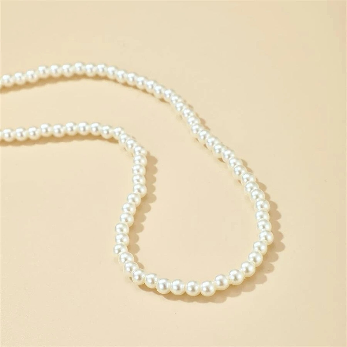Vintage French Small Anti-pearl Necklaces for Women New Necklace 2021 Fashion Jewelry collares para mujer collares