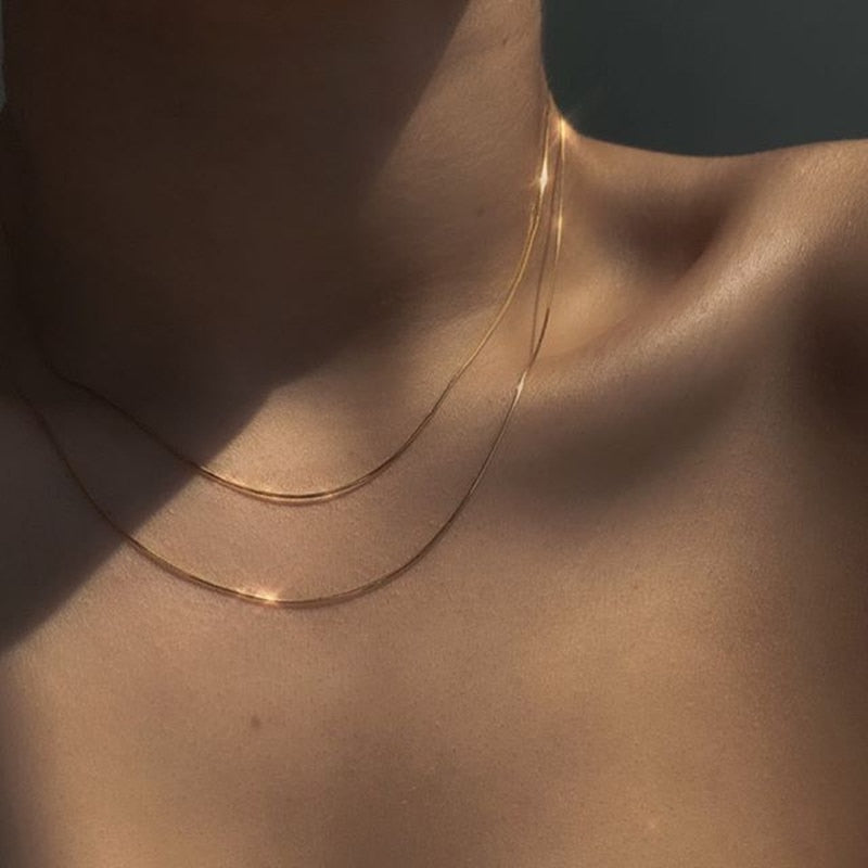 Vintage Pendant Necklace for Women Gold Color Chain Multilayer Bohemian Coins Necklaces Girls Collier Femme Collares Jewelry