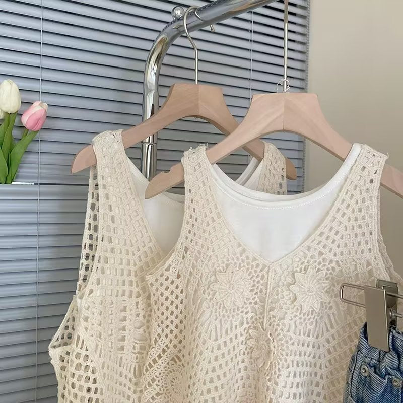 Clothes For Girls Summer Sets Fashion Kids Girls Cotton Vest Sleeveless Clothes 3Pcs Outfits Clothing For Teen Suit Children