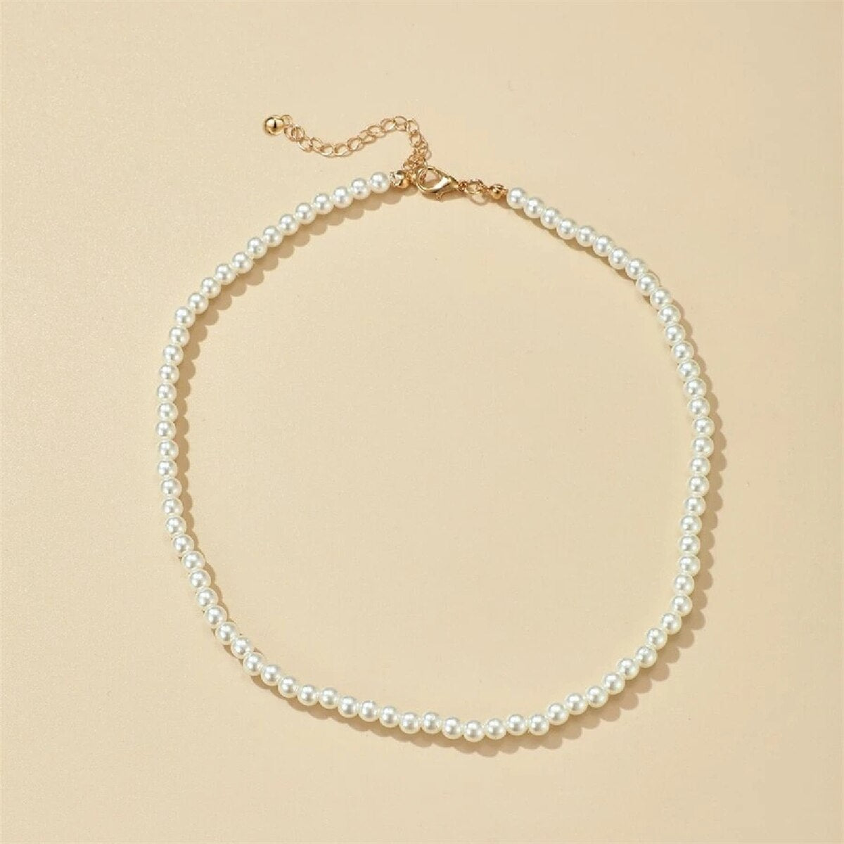 Vintage French Small Anti-pearl Necklaces for Women New Necklace 2021 Fashion Jewelry collares para mujer collares