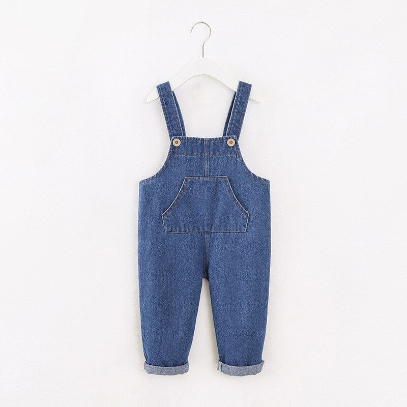 IENENS Kids Baby Clothes Jumper Boys Girls Dungarees Infant Playsuit Pants Denim Jeans Overalls Toddler Jumpsuit 2 3 4 5 6 Years