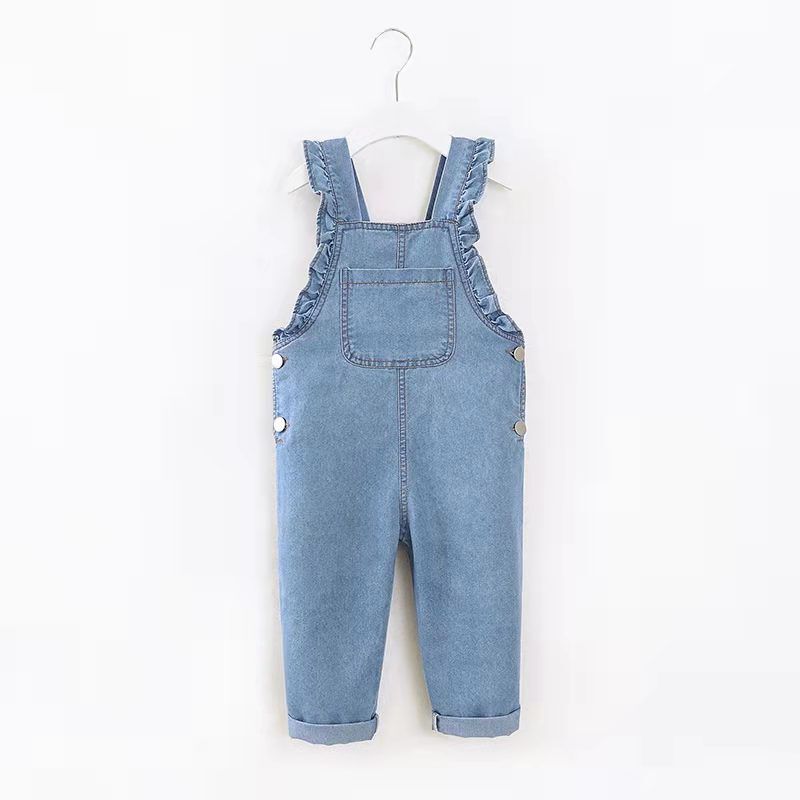 IENENS Kids Baby Clothes Jumper Boys Girls Dungarees Infant Playsuit Pants Denim Jeans Overalls Toddler Jumpsuit 2 3 4 5 6 Years