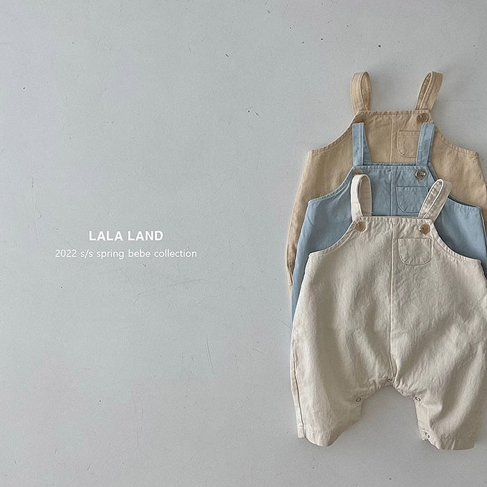 2023 Summer New Baby Sleeveless Cotton Rompers Cute Infant Strap Jumpsuit Kids Boys Girls Casual Overalls Newborn Clothes 0-24m