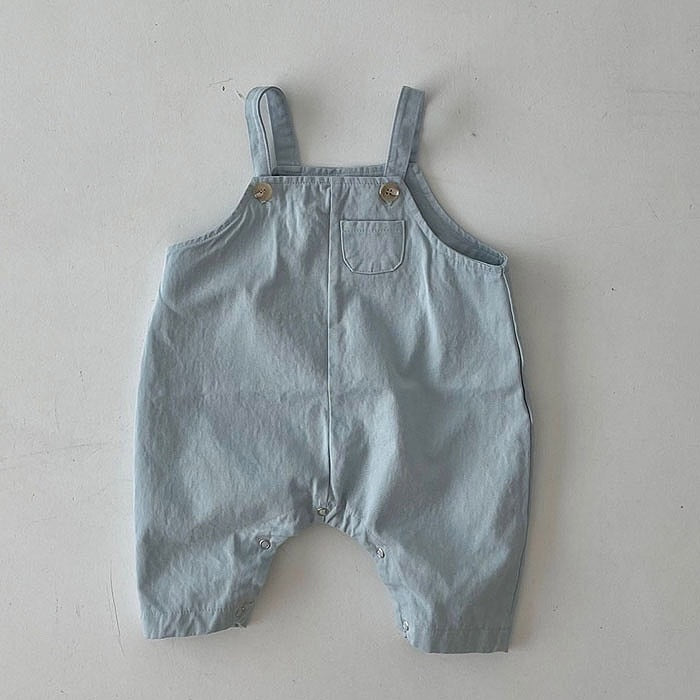 2023 Summer New Baby Sleeveless Cotton Rompers Cute Infant Strap Jumpsuit Kids Boys Girls Casual Overalls Newborn Clothes 0-24m