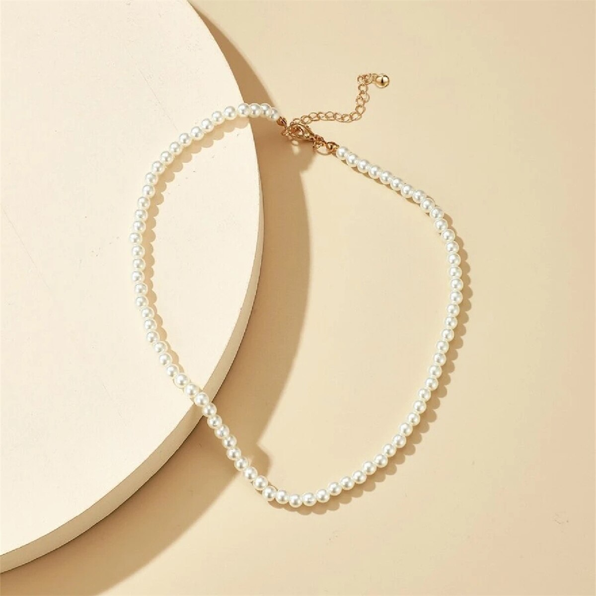 Vintage French Small Anti-pearl Necklaces for Women New Necklace 2021 Fashion Jewelry collares para mujer collares