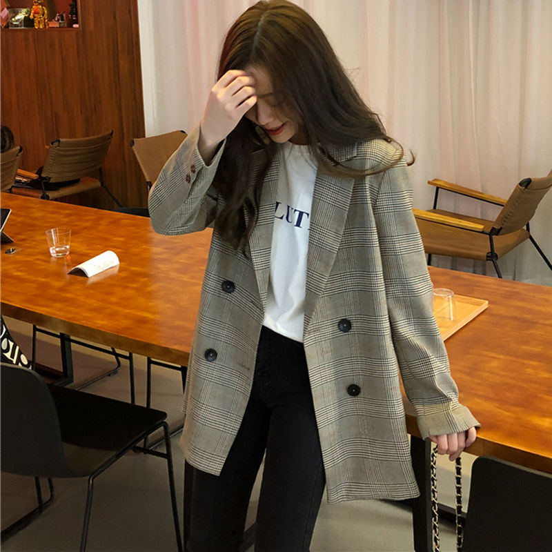 Casual Pockets Female Suits Coat