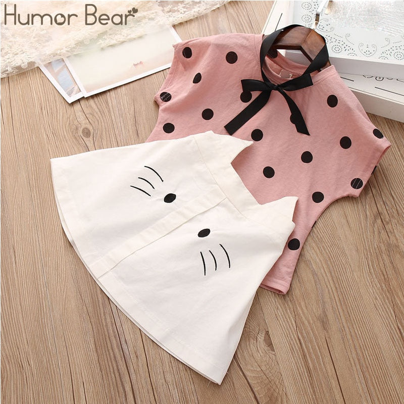 Humor Bear Girls Clothes Set