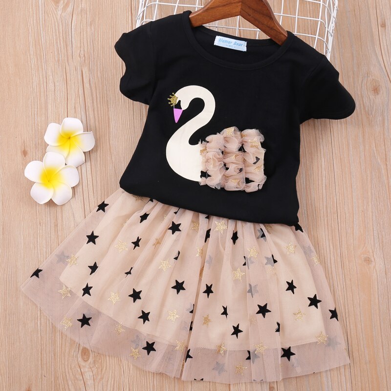 Humor Bear Girls Clothes Set