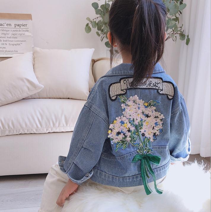 Pearls Beading Denim Jacket