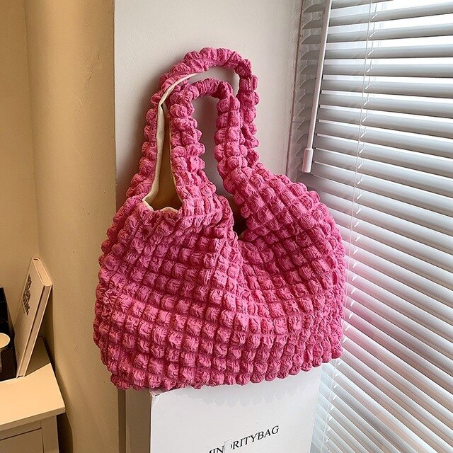 Yogodlns Crocodile Embossed Felt Top Handle Bag For Women Large Capacity Shoulder Bag Fashion Brands Armpit Handbag and Purse