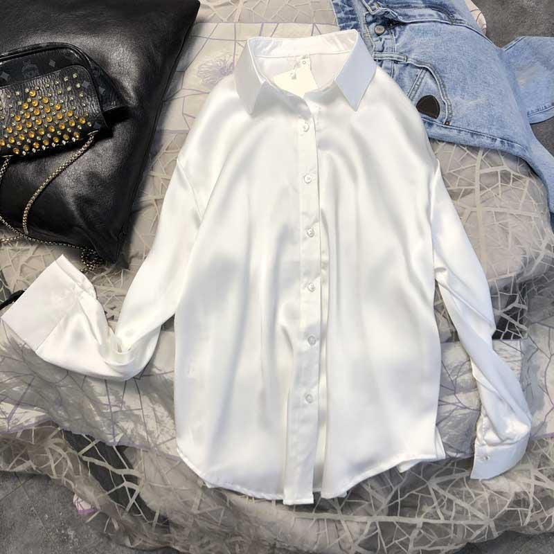 Silk Shirt Vintage Blouse