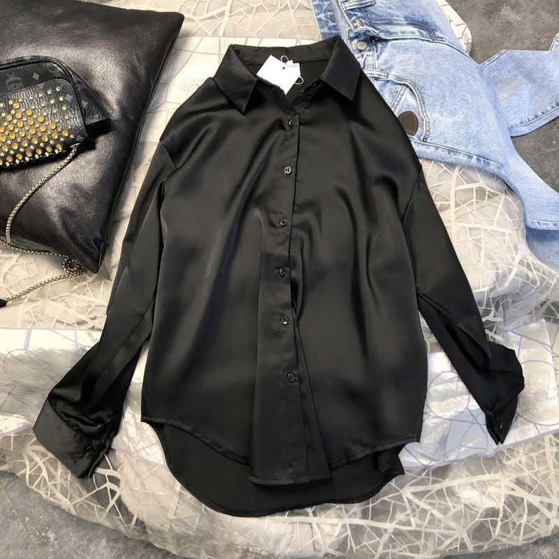 Silk Shirt Vintage Blouse