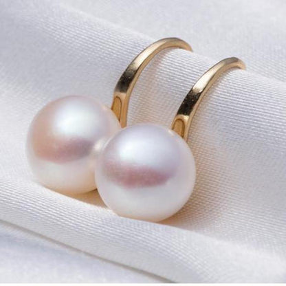 Glamour Earrings Sale Natural Freshwater Pearl Earrings Korean Fashion 2019 New Popular Pearl Women's Earrings Wholesale