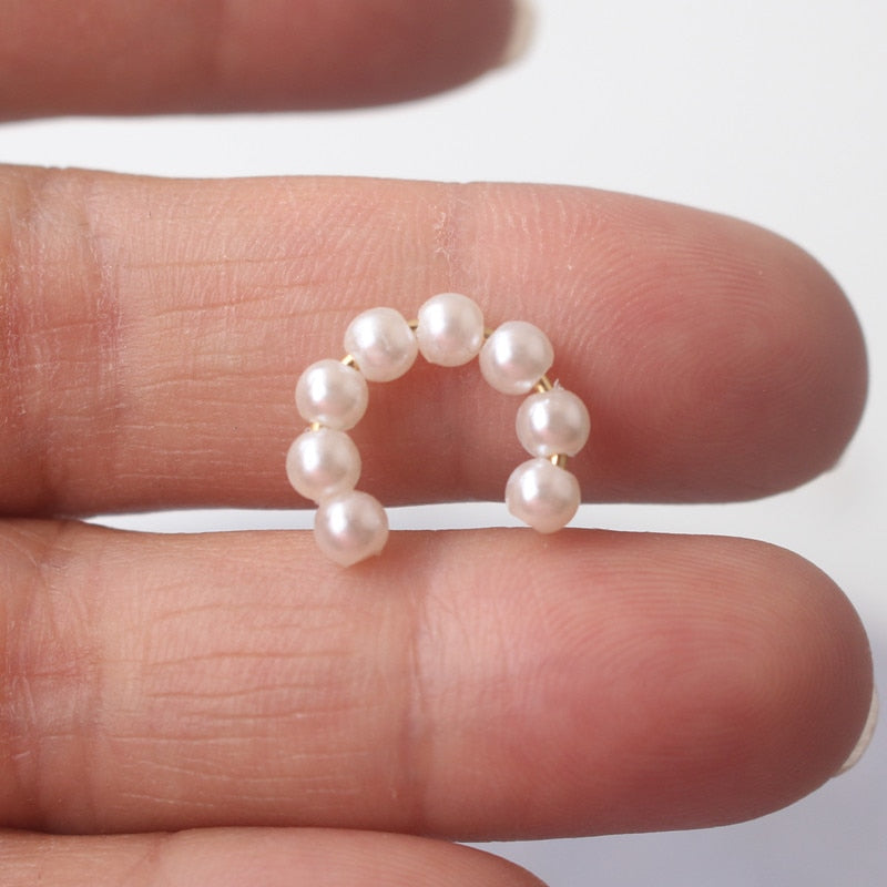 New Pearl Clip Earrings without Piercings Korean Fashion Elegant Small Ear Clips Cool Stuff orecchini aretes de mujer modernos