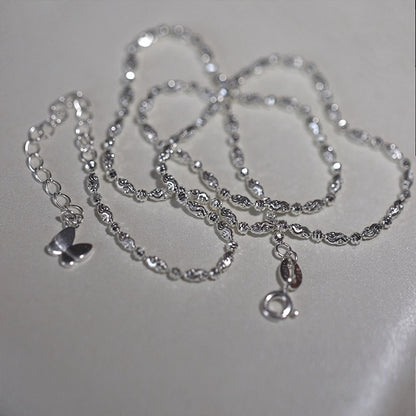 925 Sterling Silver Sparkling Clavicle Chain Choker Necklace For Women Fine Jewelry Wedding Party Birthday Gift