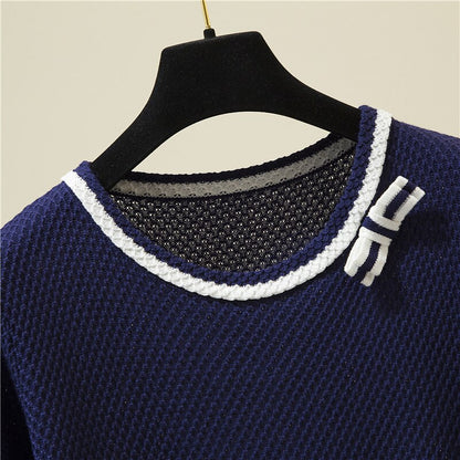 Knitted T Shirt Women Bow Patchwork Short Sleeve T-Shirt Korean Fashion Womens Clothing 2022 Summer Tops Thin Tee Shirt Femme