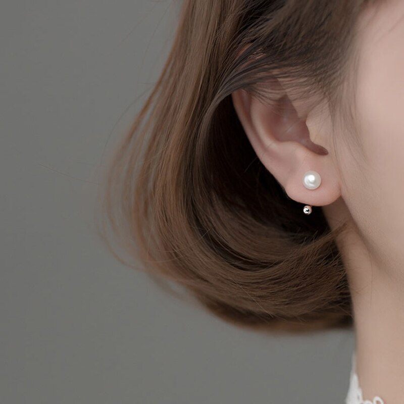 2PC Stainless Steel Gold Color Minimal Crystal Star Ear Studs Earring Women Korean Helix Studs Tragus Cartilage Piercing Jewelry