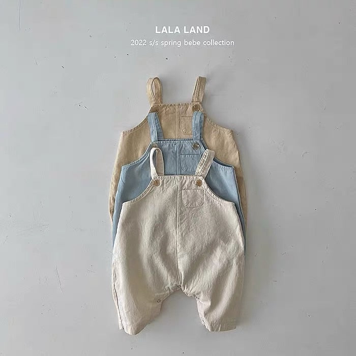 2023 Summer New Baby Sleeveless Cotton Rompers Cute Infant Strap Jumpsuit Kids Boys Girls Casual Overalls Newborn Clothes 0-24m