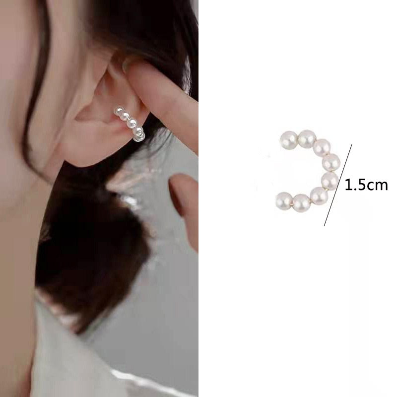 New Pearl Clip Earrings without Piercings Korean Fashion Elegant Small Ear Clips Cool Stuff orecchini aretes de mujer modernos