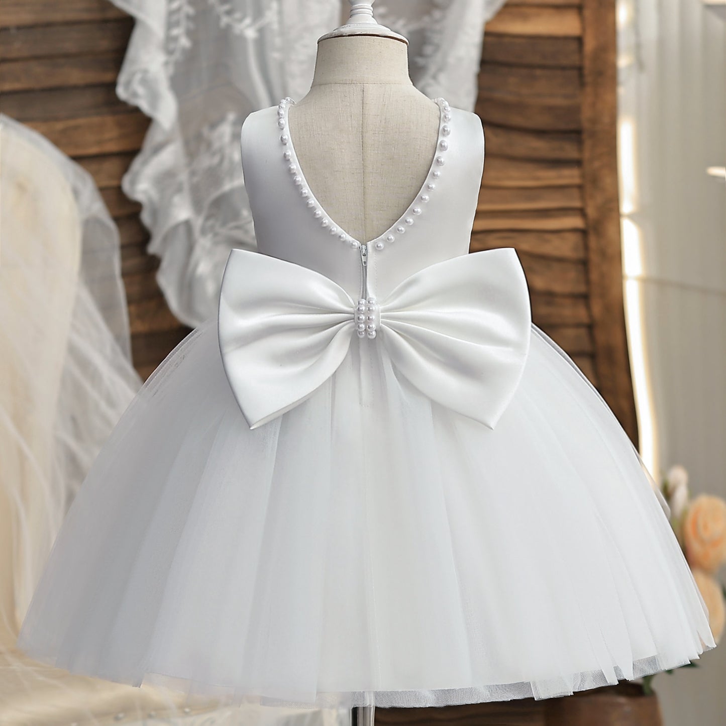 Toddler Baby Baptism Dresses 3 2 1 Year Birthday Dress For Baby Girl Clothing Princess Party Dress Christening Tutu Gown Vestido