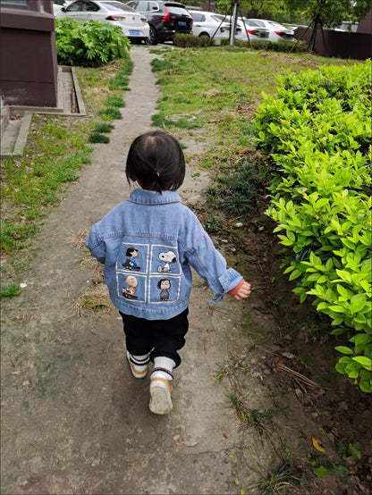 2022 Spring Autumn Boys Denim Jacket Coat Baby Girls Coats Toddler Kids Outerwear Children Jean Coat Cheap 1-6 Years Jackets