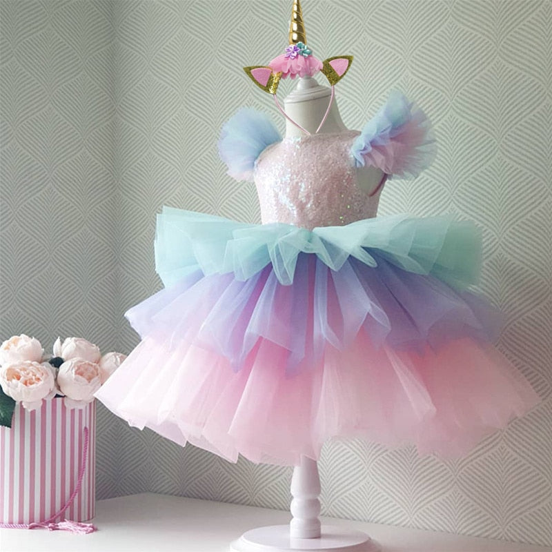 rainbow unicorn princess dress Rainbow Unicorn Princess Dress (1449) 6