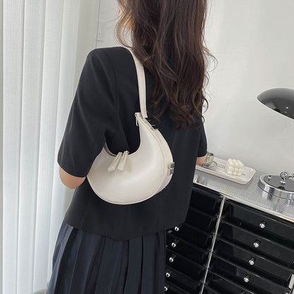 2022 New Women's Bag Half Moon Handbag and Purse Luxury Designer Female Shoulder Bag Brand Same Style Fashion Bags for Women