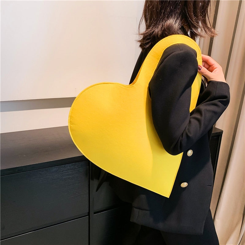 Luxury Designer Tote Bag For Women 2023 New Love Design Handbags Ladies Shoulder Bags Fashion Trending Large Hand Bag And Purses