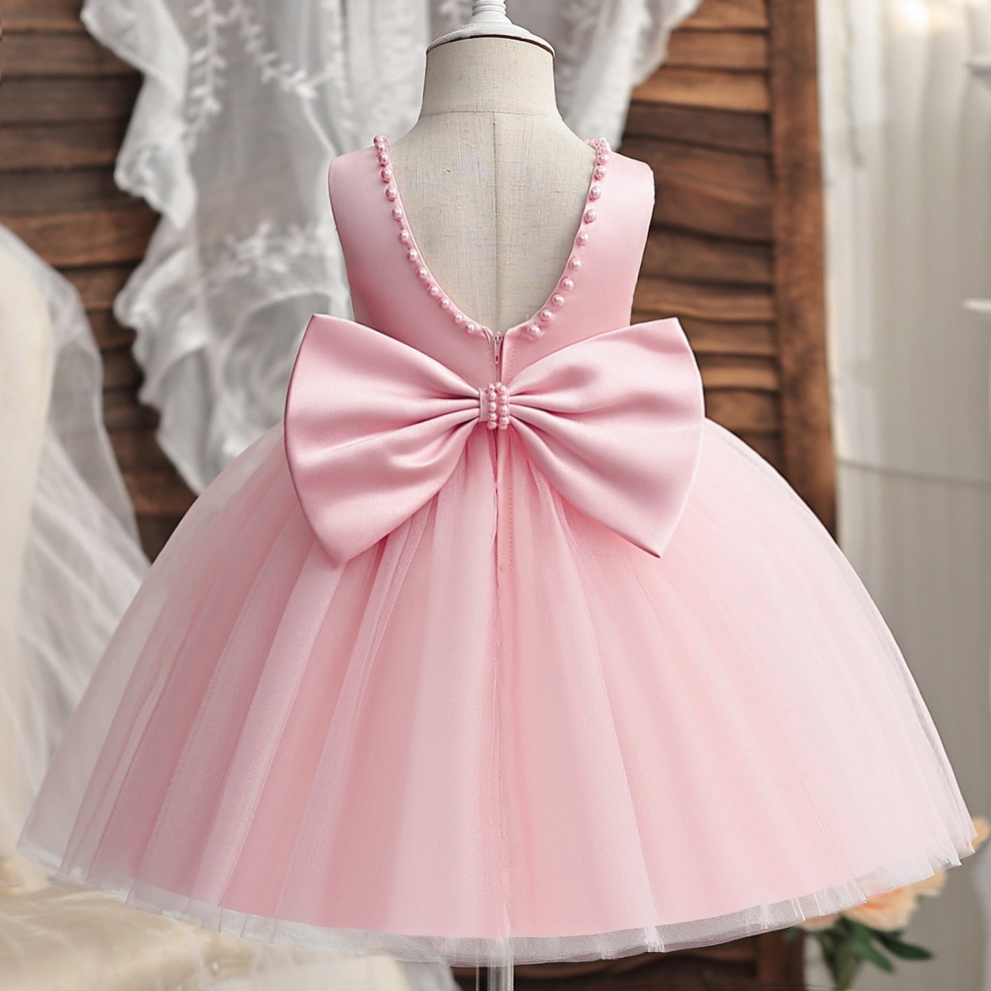 Toddler Baby Baptism Dresses 3 2 1 Year Birthday Dress For Baby Girl Clothing Princess Party Dress Christening Tutu Gown Vestido