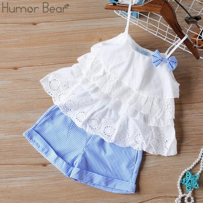 Humor Bear Girls Clothes Set