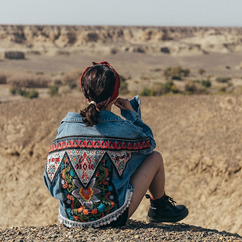 Boho Denim jacket