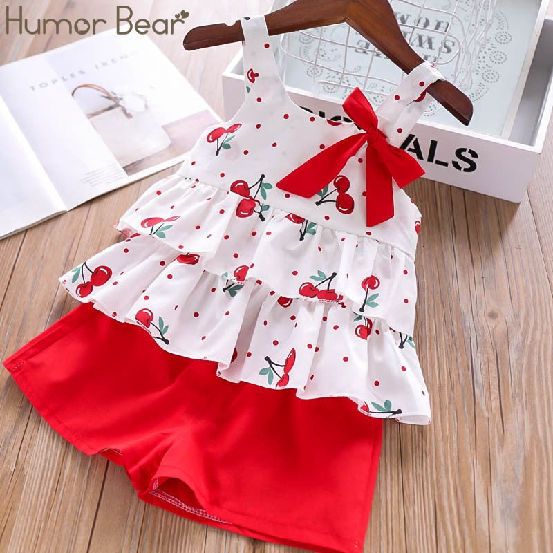 Humor Bear Girls Clothes Set