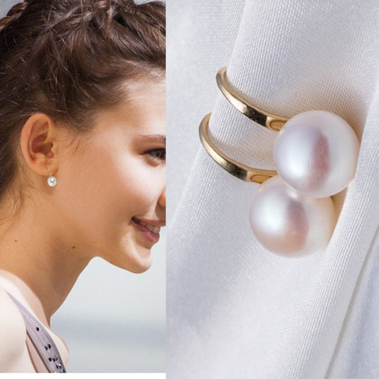 Glamour Earrings Sale Natural Freshwater Pearl Earrings Korean Fashion 2019 New Popular Pearl Women's Earrings Wholesale