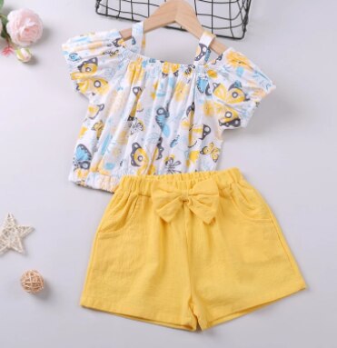 Humor Bear Girls Clothes Set