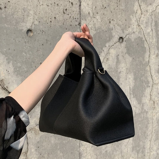 FUNMARDI Fashion Brand Women Handbag 2023 Bucket Bag Solid Female Crossbody Bag High Quality PU Leather Shoulder Bags WLHB2706